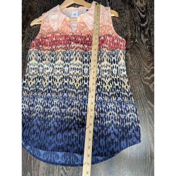 Cabi Love Blouse Heart Of Cabi Sleeveless Peter Pan Collar - Picture 7 of 8